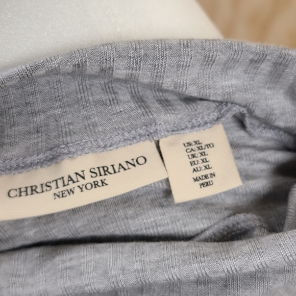 Christian Siriano Ribbed Mock Neck Long Sleeve Top, XL - Picture 8 of 9